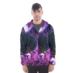 Spaceship Alien Futuristic Men s Hooded Windbreaker