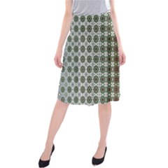 Pattern Background Abstract Midi Beach Skirt by Ravend