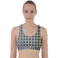 Pattern Background Abstract Back Weave Sports Bra