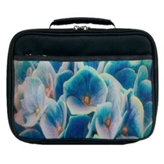Hydrangeas-blossom-bloom-blue Lunch Bag