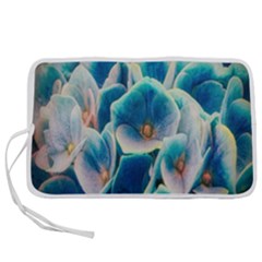 Hydrangeas-blossom-bloom-blue Pen Storage Case (s)