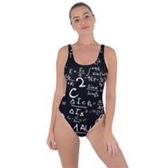 E=mc2 Text Science Albert Einstein Formula Mathematics Physics Bring Sexy Back Swimsuit by Jancukart