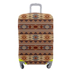 Southwest-pattern-tan-large Luggage Cover (small) by SouthwestDesigns