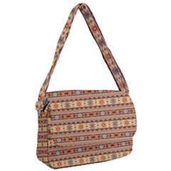 Southwest-pattern-tan-large Courier Bag by SouthwestDesigns