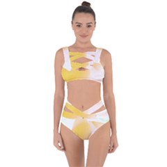 Lemon T- Shirt Yellow Lemon Hanging On A Tree Real Photograph T- Shirt Bandaged Up Bikini Set  by maxcute