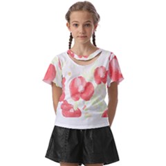 Love T- Shirt Love Garden Pattern T- Shirt Kids  Front Cut Tee by maxcute