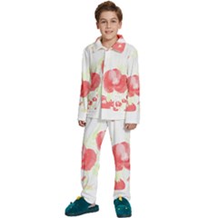 Love T- Shirt Love Garden Pattern T- Shirt Kids  Long Sleeve Velvet Pajamas Set by maxcute