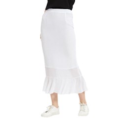 Mandala Art T- Shirtmandala Magic Power Ideas 024 T- Shirt Maxi Fishtail Chiffon Skirt