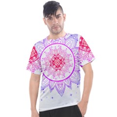 Mandala Design T- Shirttime Travel T- Shirt Men s Sport Top by maxcute