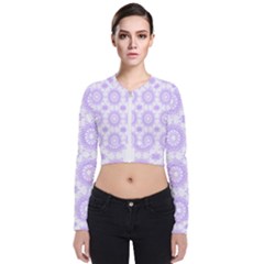 Mandala Flower Pattern T- Shirt Mandala Flower Pattern T- Shirt Long Sleeve Zip Up Bomber Jacket by maxcute