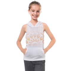 Mandala T- Shirt Mandala The Sunrise Series 002 T- Shirt Kids  Sleeveless Hoodie by maxcute