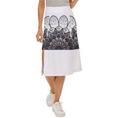 Mandala T- Shirt Mandala The Sunrise Series 004 T- Shirt Midi Panel Skirt by maxcute