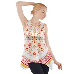 Mosaic T- Shirt Florentine Mosaic T- Shirt Side Drop Tank Tunic by maxcute