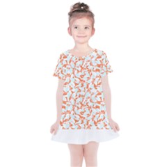 Nature Pattern T- Shirt Minimalist Leaf Line Art Illustration As A Seamless Surface Pattern Design ( Kids  Simple Cotton Dress