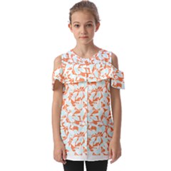 Nature Pattern T- Shirt Minimalist Leaf Line Art Illustration As A Seamless Surface Pattern Design ( Fold Over Open Sleeve Top