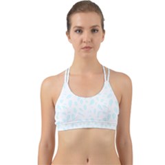 Nature Pattern T- Shirt Minimalist Leaf Line Art Illustration As A Seamless Surface Pattern Design ( Back Web Sports Bra