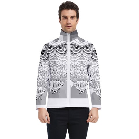 Owl Illustration T- Shirtowl T- Shirt (1) Men s Bomber Jacket by maxcute