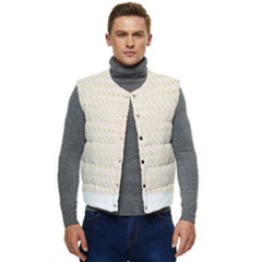 Pattern T- Shirt Circular Ring Patterns T- Shirt Men s Short Button Up Puffer Vest	 by maxcute