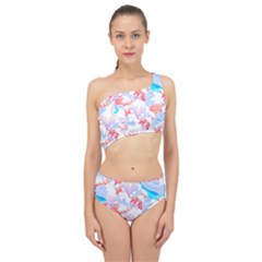 Pattern T- Shirt The Lakes And Peaks T- Shirt Spliced Up Two Piece Swimsuit by maxcute