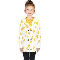 Pattern T- Shirt You Are My Sunshine T- Shirt Kids  Double Breasted Button Coat by maxcute