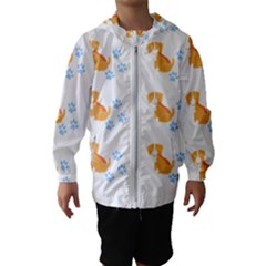 Pet T- Shirtdog And Cat Lover Pattern T- Shirt Kids  Hooded Windbreaker by maxcute