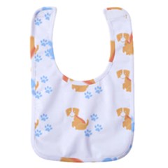 Pet T- Shirtdog And Cat Lover Pattern T- Shirt Baby Bib by maxcute