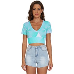 Pop Art T- Shirt Cool Color Wheel T- Shirt V-neck Crop Top by maxcute