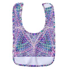 Psychedelic Pattern T- Shirt Psychedelic Pastel Fractal All Over Pattern T- Shirt Baby Bib by maxcute