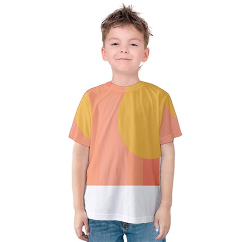 Rainbow T- Shirt Rainbow With Sun T- Shirt Kids  Cotton Tee by maxcute