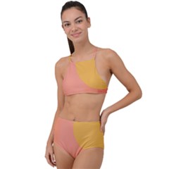 Rainbow T- Shirt Rainbow With Sun T- Shirt High Waist Tankini Set by maxcute