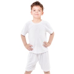 Rose T- Shirt Single Black And White Rose T- Shirt Kids  Tee And Shorts Set by maxcute