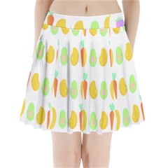 Seamless Pattern Fruits And Vegetables T- Shirt Seamless Pattern Fruits And Vegetables T- Shirt Pleated Mini Skirt