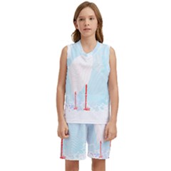 Stork Design T- Shirtstork T- Shirt Kids  Basketball Mesh Set by maxcute