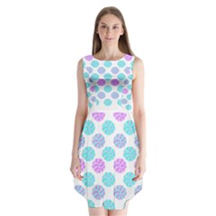 Sugar T- Shirt Pastel Lollipop Candy Pattern T- Shirt Sleeveless Chiffon Dress   by maxcute