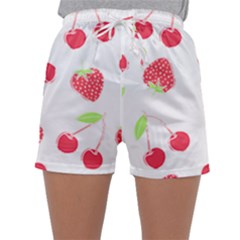 Summer Fruits Pattern T- Shirt Summer Fruit T- Shirt Sleepwear Shorts