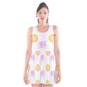 Sunflowers And Roses Pattern T- Shirt Sunflowers And Roses Pattern T- Shirt Scoop Neck Skater Dress View1