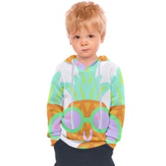 Tropical Fruit T- Shirt Pineapple At Sea T- Shirt Kids  Overhead Hoodie