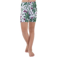 Tropical Island T- Shirt Pattern Love Collection 2 Kids  Lightweight Velour Capri Yoga Leggings by maxcute