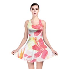 Tropical T- Shirt Tropical Creative Hawaiian T- Shirt Reversible Skater Dress