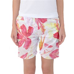 Tropical T- Shirt Tropical Creative Hawaiian T- Shirt Women s Basketball Shorts