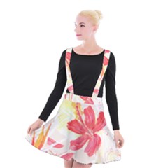 Tropical T- Shirt Tropical Creative Hawaiian T- Shirt Suspender Skater Skirt