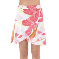 Tropical T- Shirt Tropical Creative Hawaiian T- Shirt Wrap Front Skirt