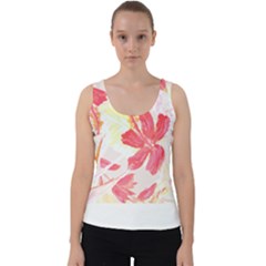 Tropical T- Shirt Tropical Creative Hawaiian T- Shirt Velvet Tank Top