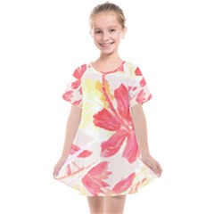 Tropical T- Shirt Tropical Creative Hawaiian T- Shirt Kids  Smock Dress