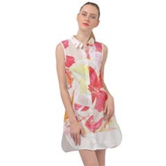 Tropical T- Shirt Tropical Creative Hawaiian T- Shirt Sleeveless Shirt Dress