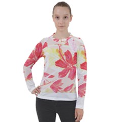 Tropical T- Shirt Tropical Creative Hawaiian T- Shirt Women s Pique Long Sleeve Tee