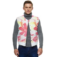 Tropical T- Shirt Tropical Creative Hawaiian T- Shirt Men s Short Button Up Puffer Vest	