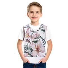 Tropical T- Shirt Tropical Delicate Bloom T- Shirt Kids  Basketball Tank Top by maxcute