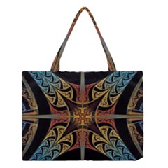 Abstract, Pattern Arabesque Design Tile Decoration Seamless Medium Tote Bag by Jancukart