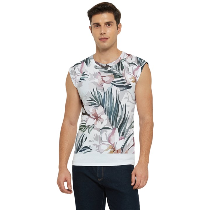 Tropical T- Shirt Tropical Garden Sheet T- Shirt Men s Raglan Cap Sleeve Tee